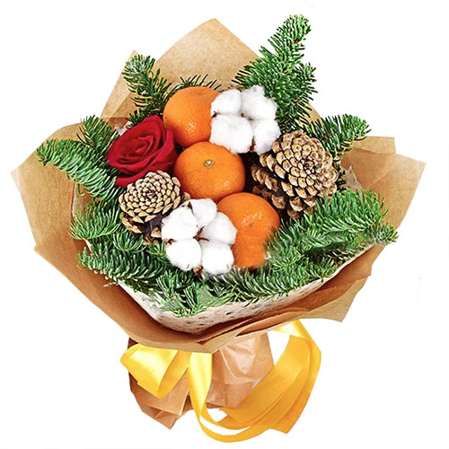 "Аромат праздника". Букет зимний