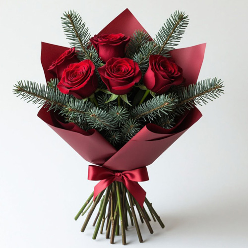 "Зимняя страсть". Букет зимний