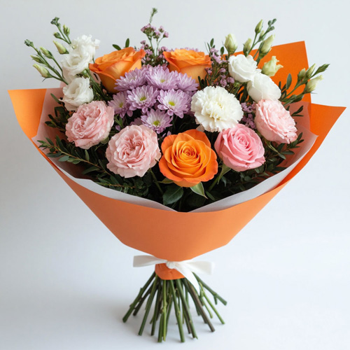 "Романтический бриз". Букет сборный