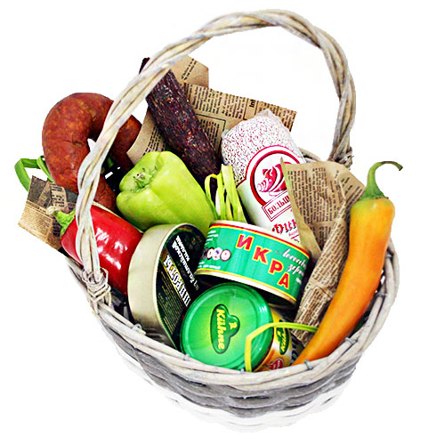 "Перчинка". Корзина подарочная