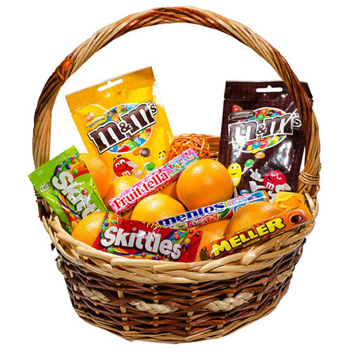 "Сладкая мандаринка". Подарочная корзина