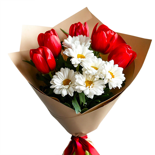 "Изящный дуэт". Букет весенний