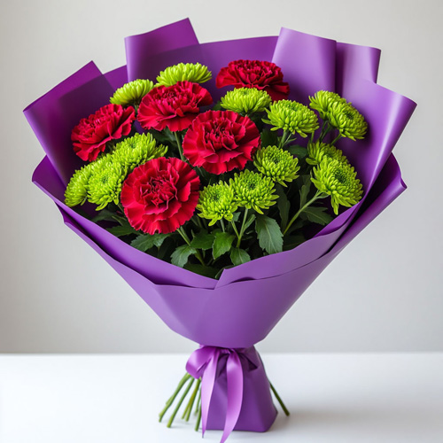 "Зеленый огонёк". Букет сборный