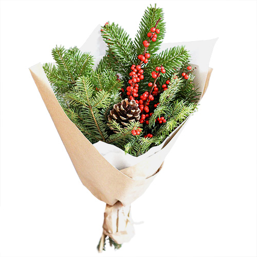 "Предвкушая Новый Год". Букет зимний