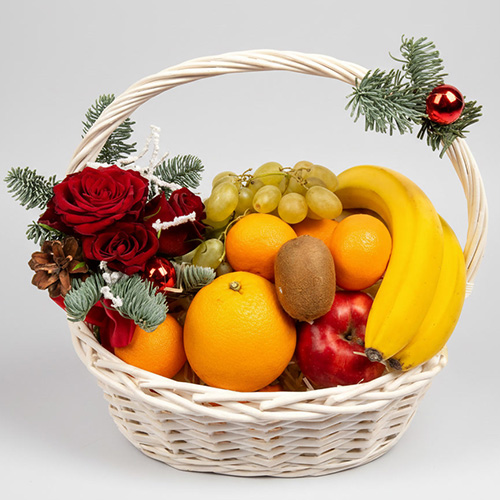 "Витаминный фейерверк". Корзина подарочная