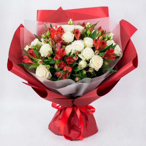 "Сердечное признание". Букет сборный