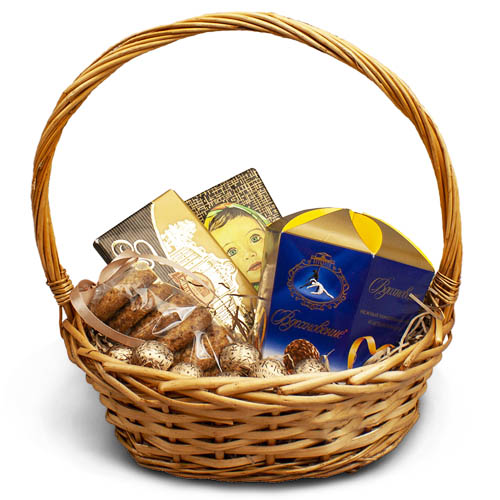 "Сластёна". Корзина подарочная